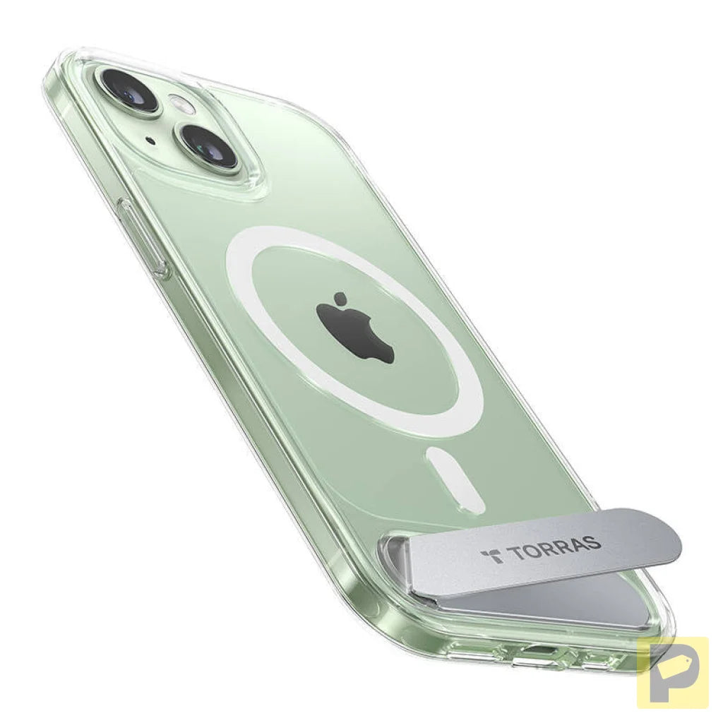 Torras phone case UPRO Pstand for iPhone 15 (transparent