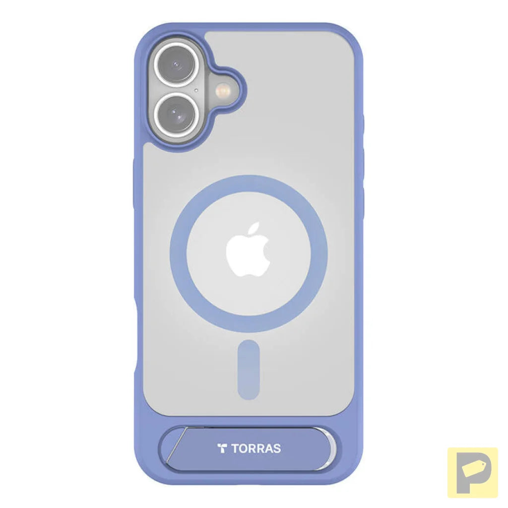 Torras Pstand Series Case for iPhone 16 (Blue)