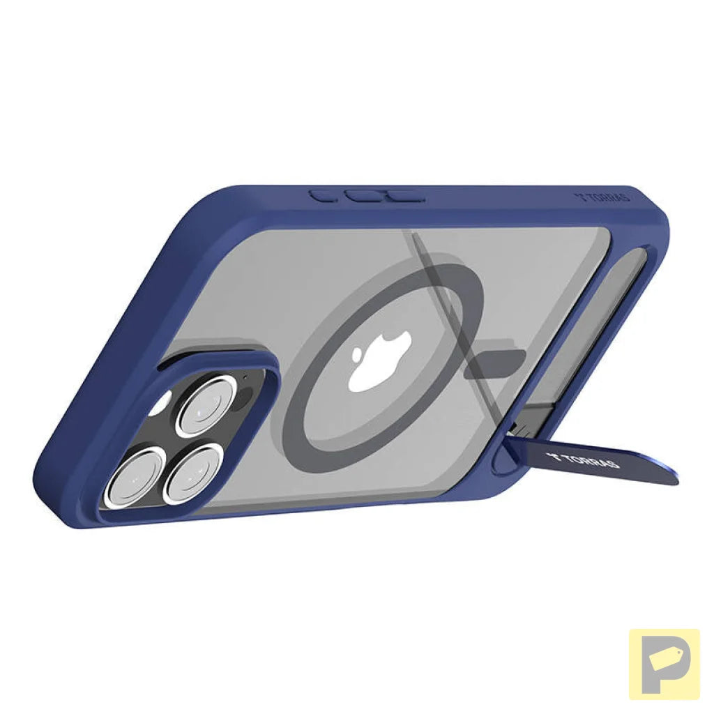 Torras Pstand Series Case for iPhone 16 Pro (Blue)