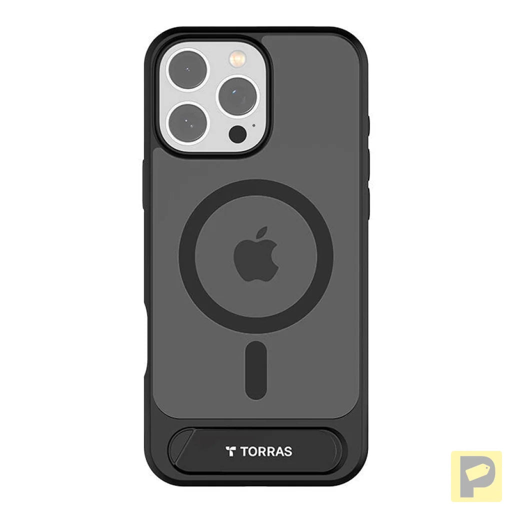 Torras Pstand Series Case for iPhone 16 Pro Max (black)