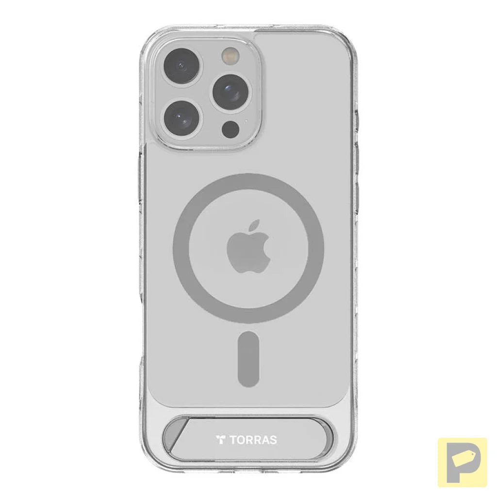 Torras Pstand Series Case for iPhone 16 ProMax (clear)