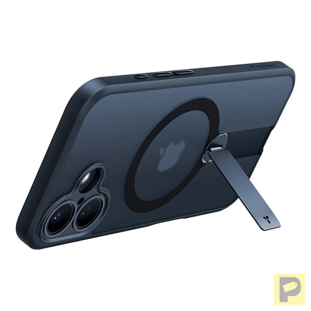 Torras Pstand Spin Case for iPhone 16 (Black)