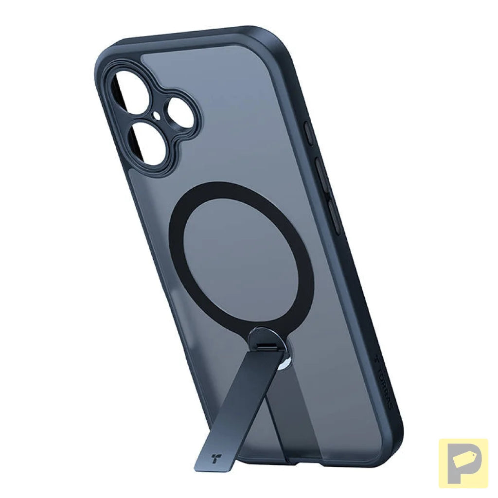 Torras Pstand Spin Case for iPhone 16 (Black)