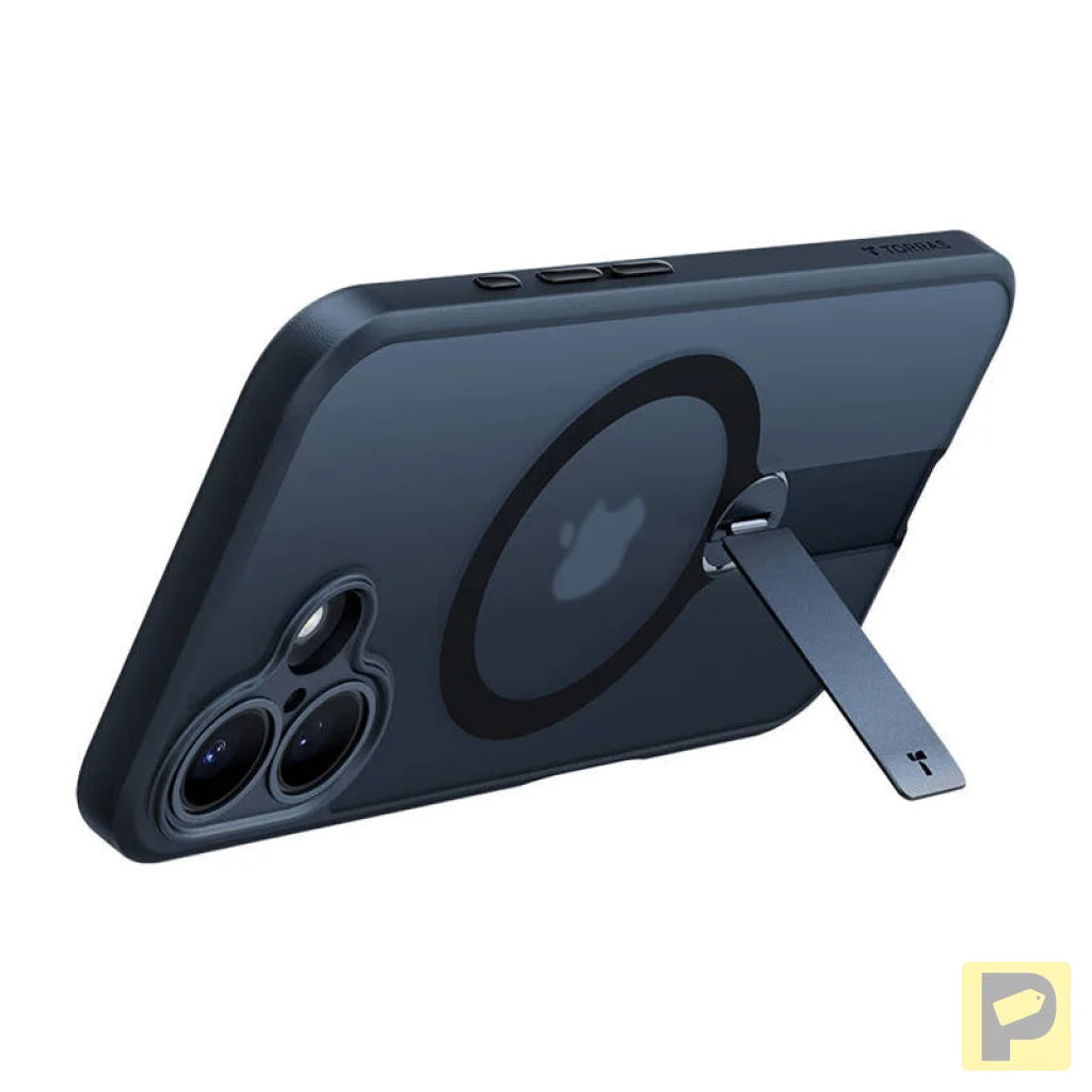Torras Pstand Spin Case for iPhone 16 Plus (Black)
