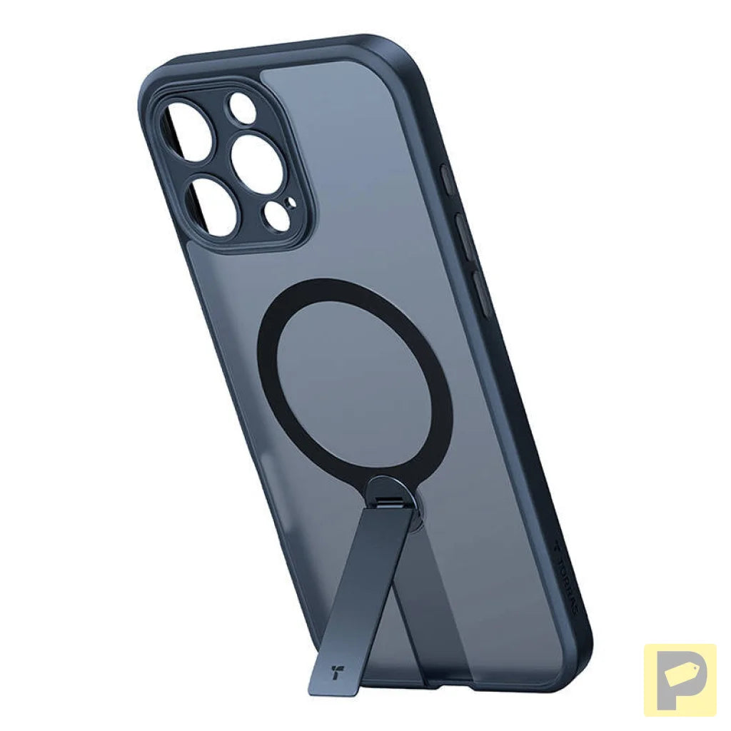Torras Pstand Spin Case for iPhone 16 Pro (Black)