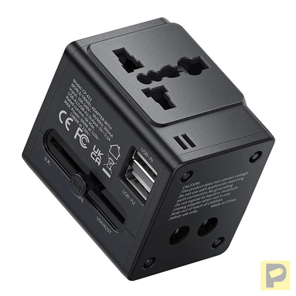 Travel Adapter McDodo CP-4120 2.1A Fast Charging