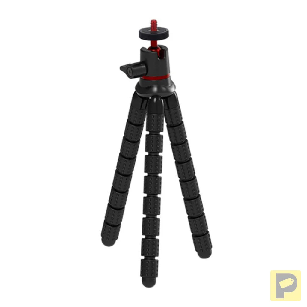 Tripod PULUZ flexible with remote control for cell phones (Apple) and sports cameras (DJI Action, GoPro, Insta360)
