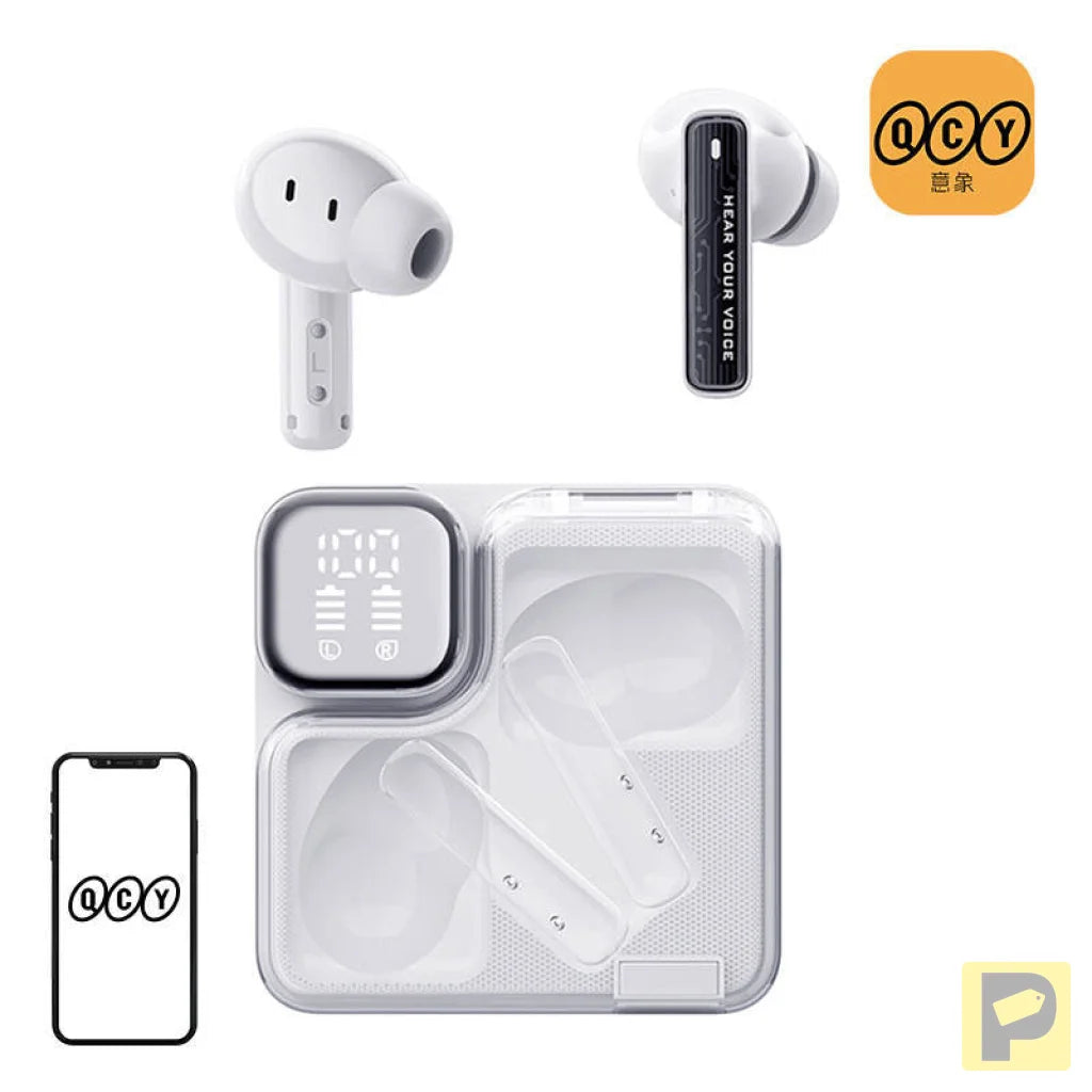 TWS QCY MeloBuds Neo T31 headphones (white)