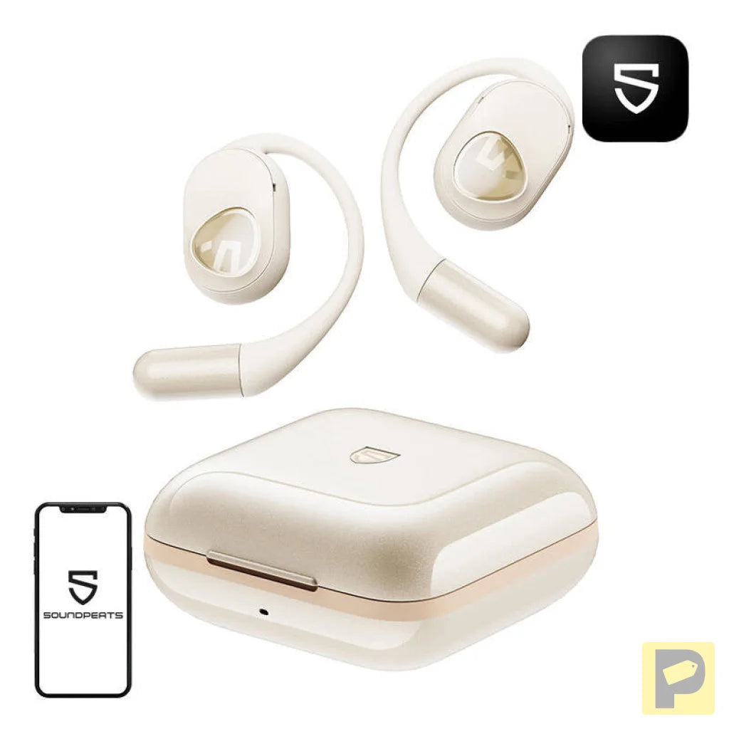 TWS Soundpeats GoFree2+ headphones (white)