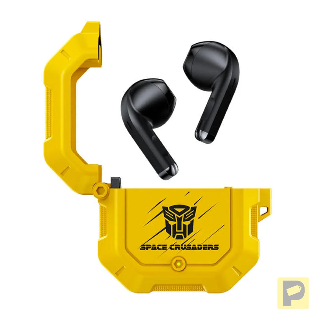 TWS Transformers TF-T12 headphones (yellow)