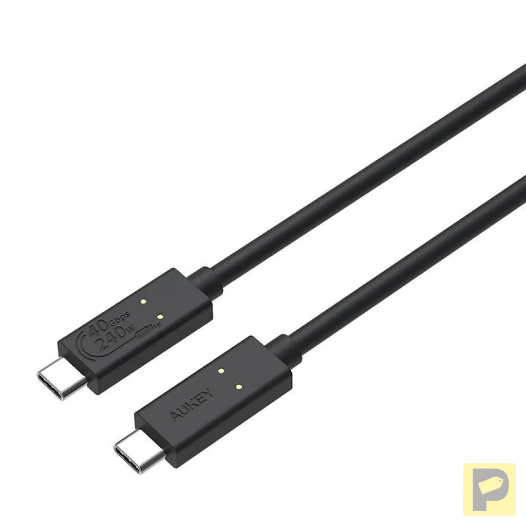 USB-C to USB-C Cable Aukey, CB-TCC241, 240W, 0.8m (black)