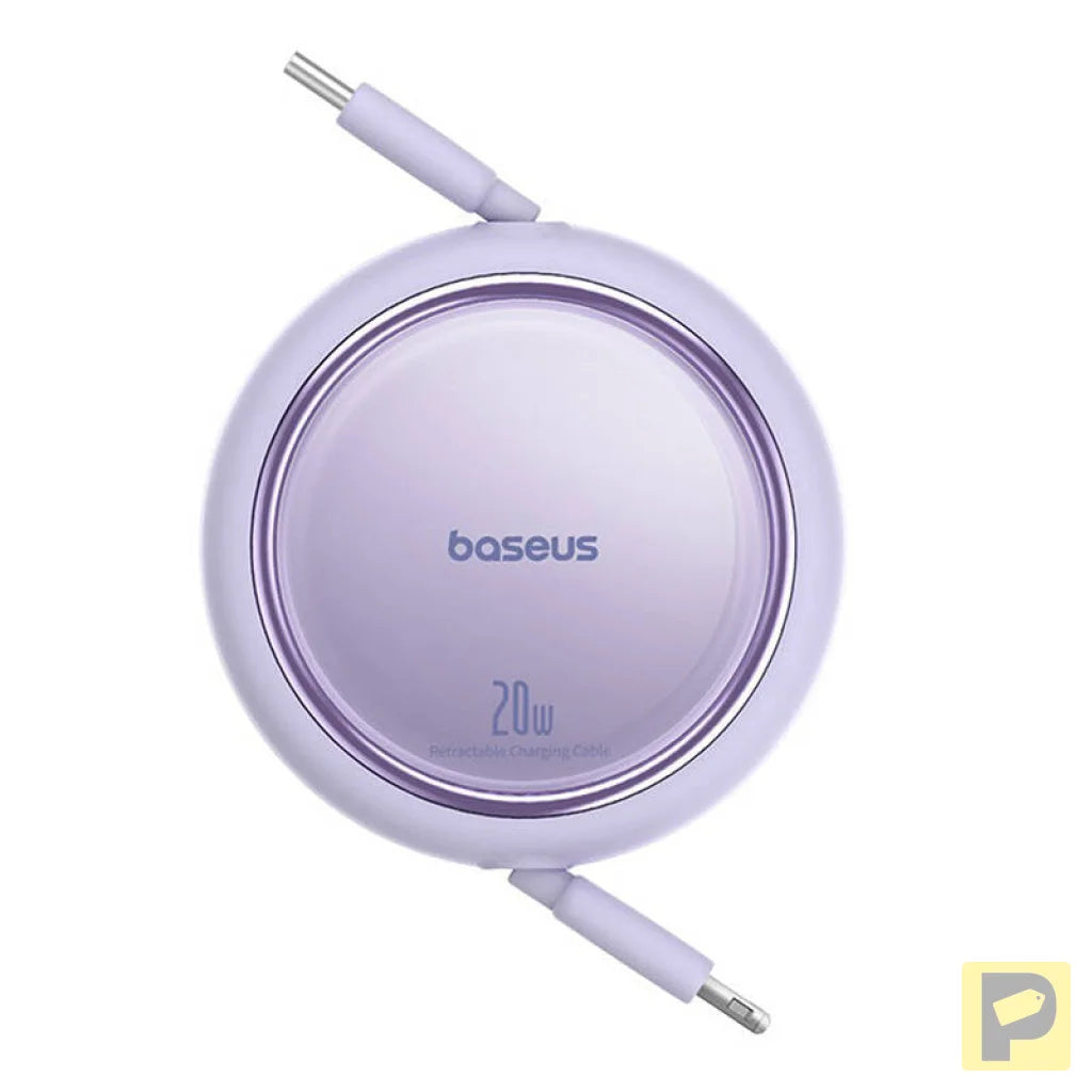 USB Cable Baseus Free2Pull USB-C to iP 20W 1m (purple)
