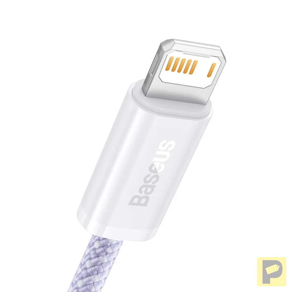 USB cable for Lightning Baseus Dynamic 2 Series, 2.4A, 2m (purple)