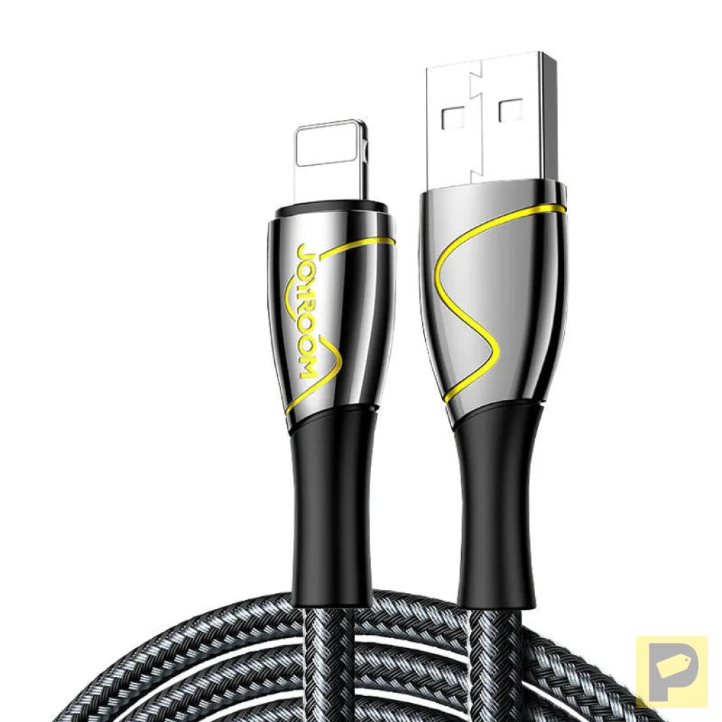 USB Cable for Lightning Joyroom S-2030K6 2.4A 2m (Black)