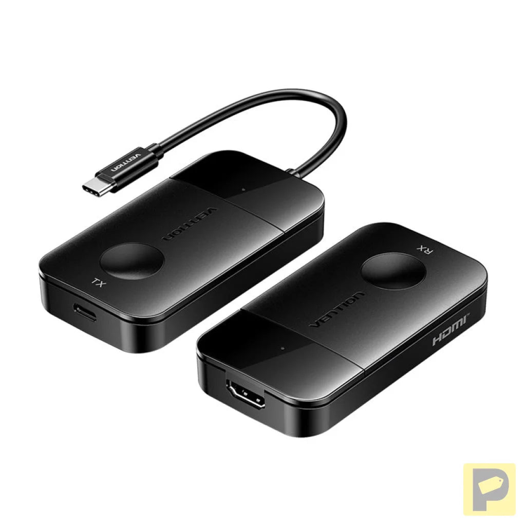 Vention USB-C to HDMI wireless transmitter/receiver 0.15m (black)