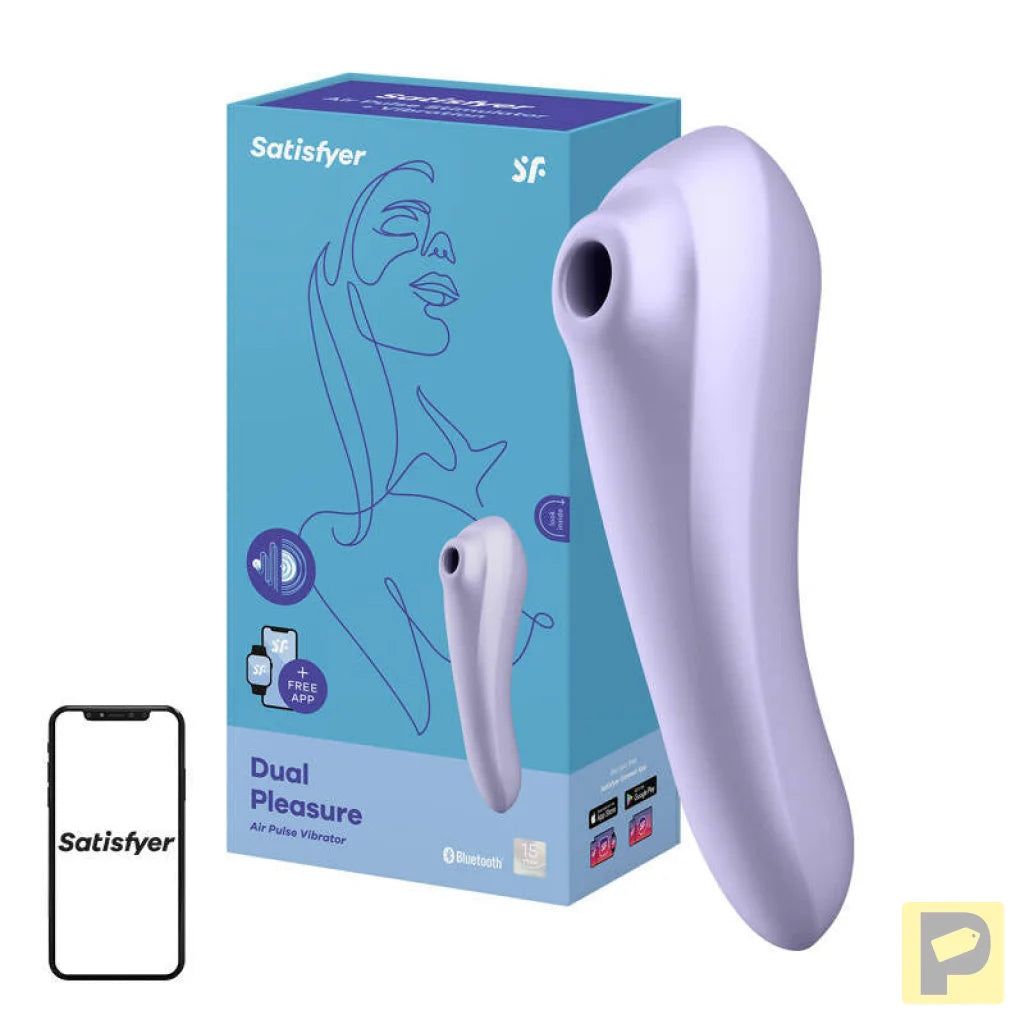 Vibrator Satisfyer Dual Pleasure with App (Mauve)