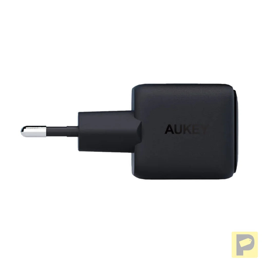 Wall Charger Aukey PA-B1L,USB-C, 30W (black)