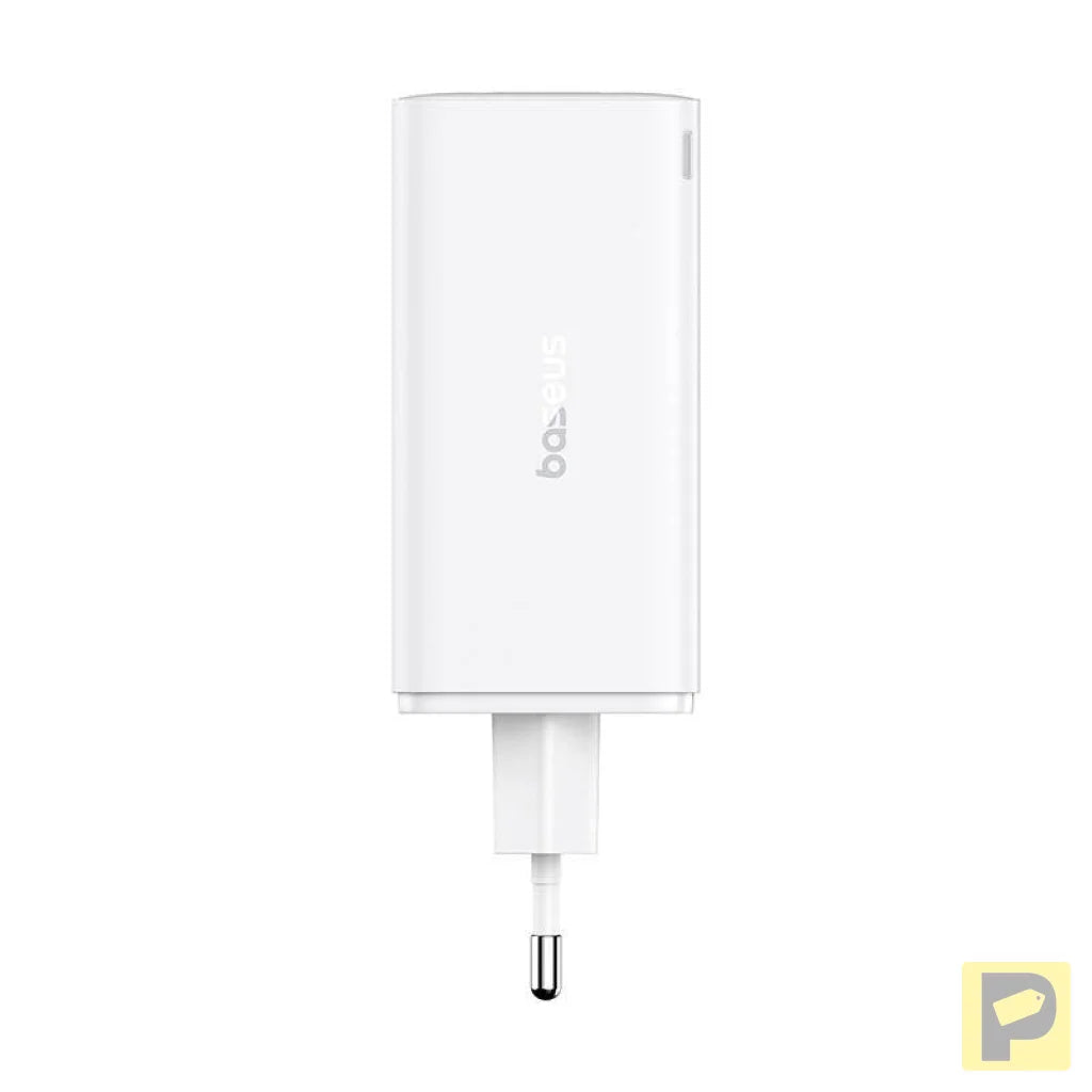 Wall charger Baseus GaN6 Pro 2xUSB-C + 2xUSB, 100W (white)