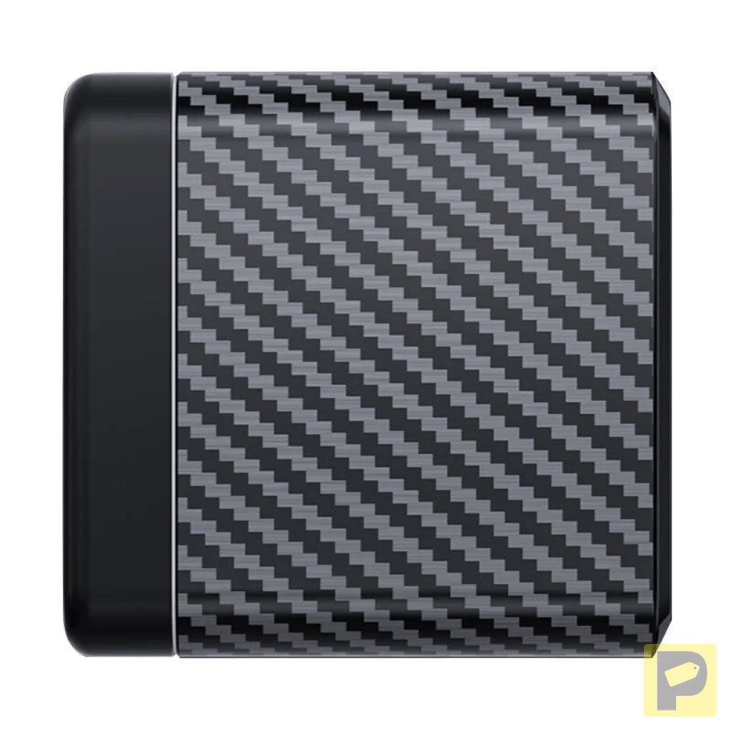 Wall charger INVZI GaN 2x USB-C, 45W, EU (black)