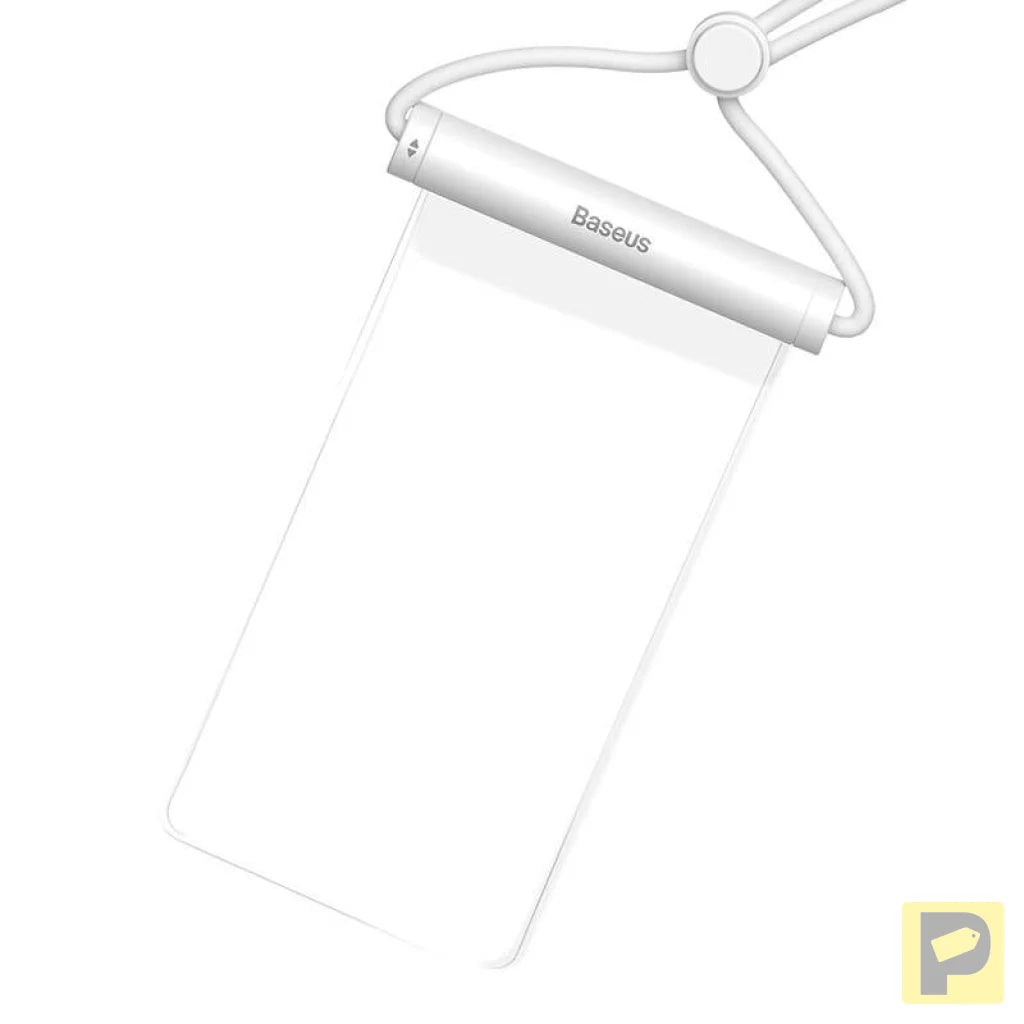 Waterproof phone case Baseus AquaGlide with Cylindrical Slide Lock (white)
