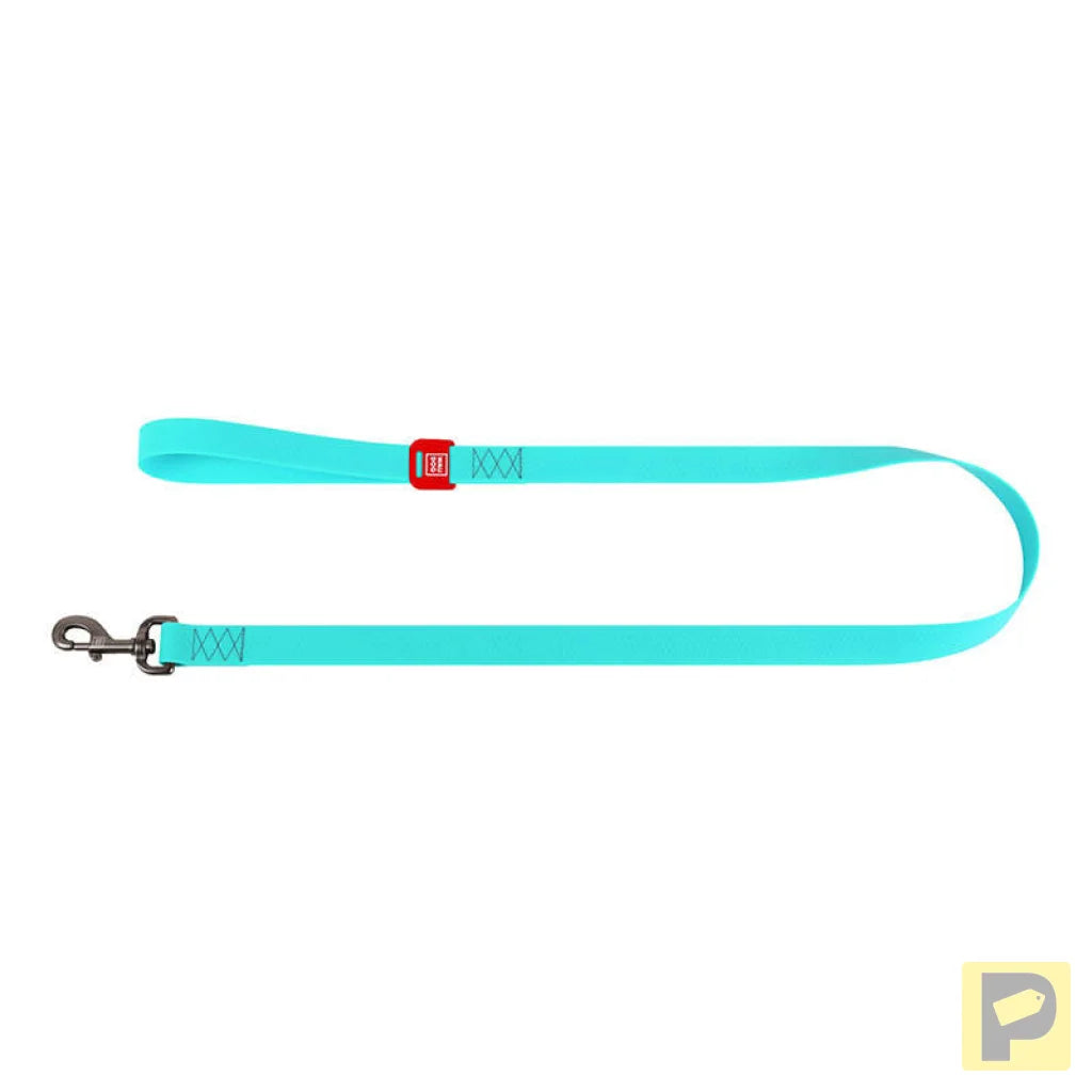 WAUDOG waterproof dog leash 20mm wide, 183 cm long blue