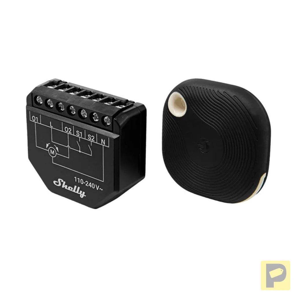 WiFi Shelly Shutter + BLU Button Tough 1 blinds/curtains controller