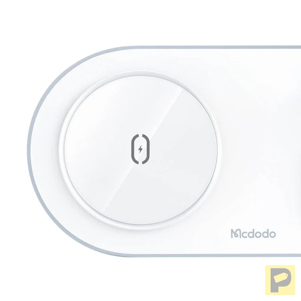 Wireless Charger Mcdodo CH-7060 3 in 1 15W (mobile/TWS/Apple watch) (white)