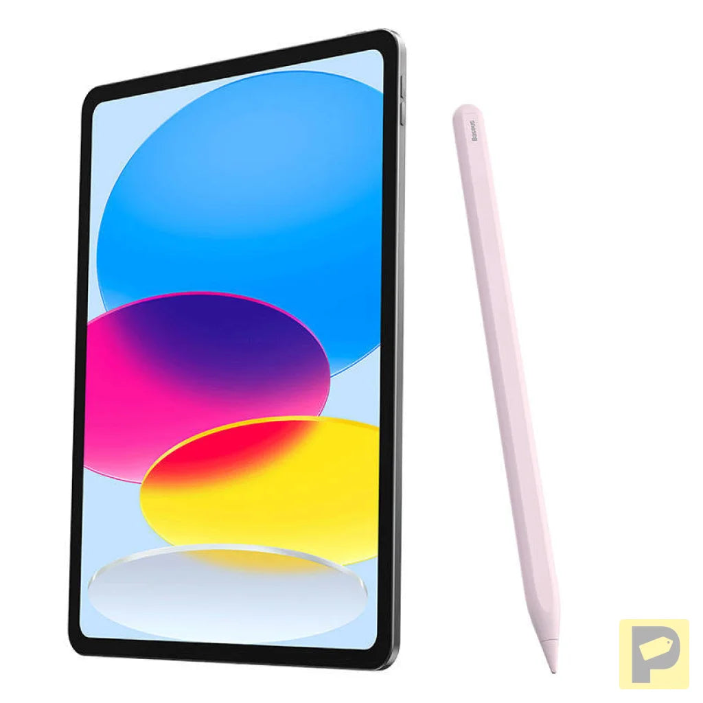 Wireless charging stylus for phone / tablet Baseus Smooth Writing (pink)