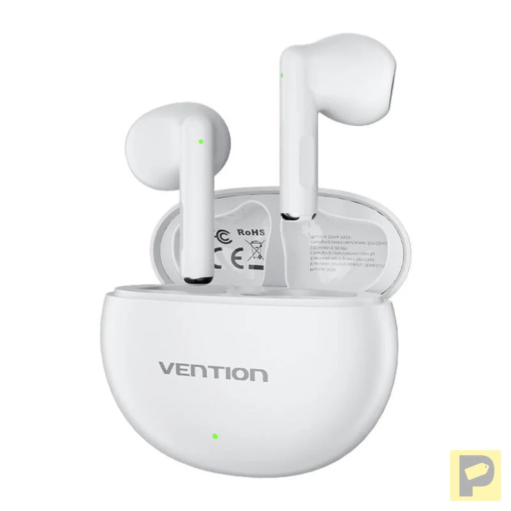 Wireless earphones, Vention, NBKW0, Earbuds Elf E06 (white)