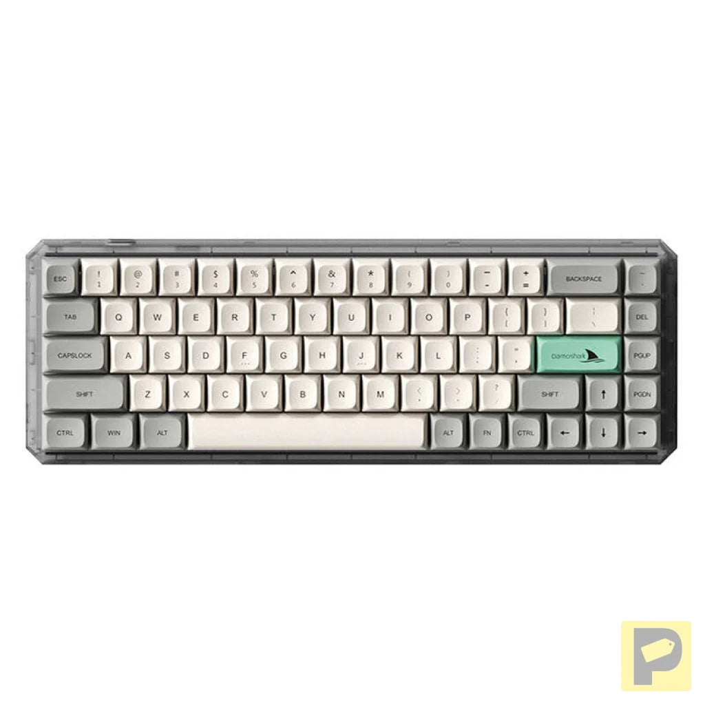 Wireless gaming keyboard Darmoshark K5 Light luxury version yellow switch