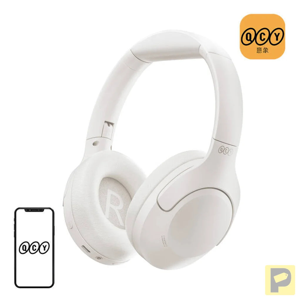 Wireless Headphones QCY H3 lite, ANC (white)