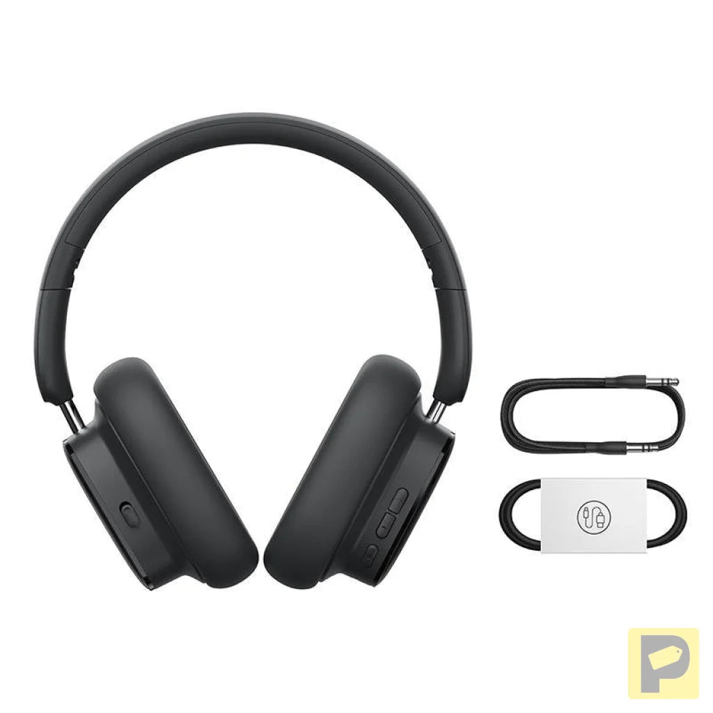 Wireless Headphones with Noise-Cancellation Baseus Bowie H1i (Black)