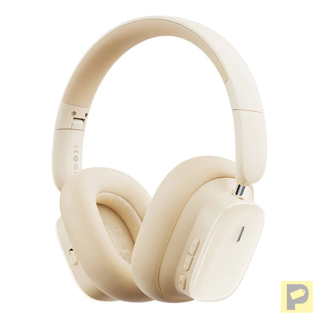 Wireless Headphones with Noise-Cancellation Baseus Bowie H1i (White)