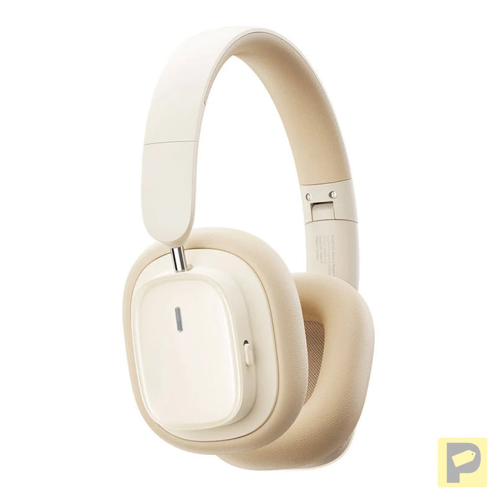Wireless Headphones with Noise-Cancellation Baseus Bowie H1i (White)