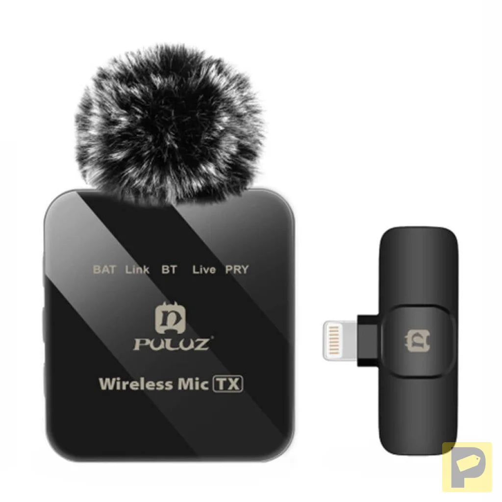 Wireless Lavalier Microphone PULUZ PU647B (lightning)