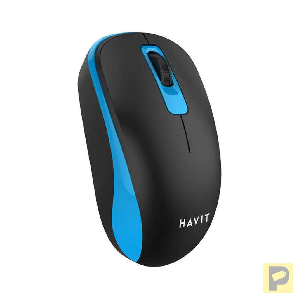 Wireless mouse Havit MS626GT (black and blue)