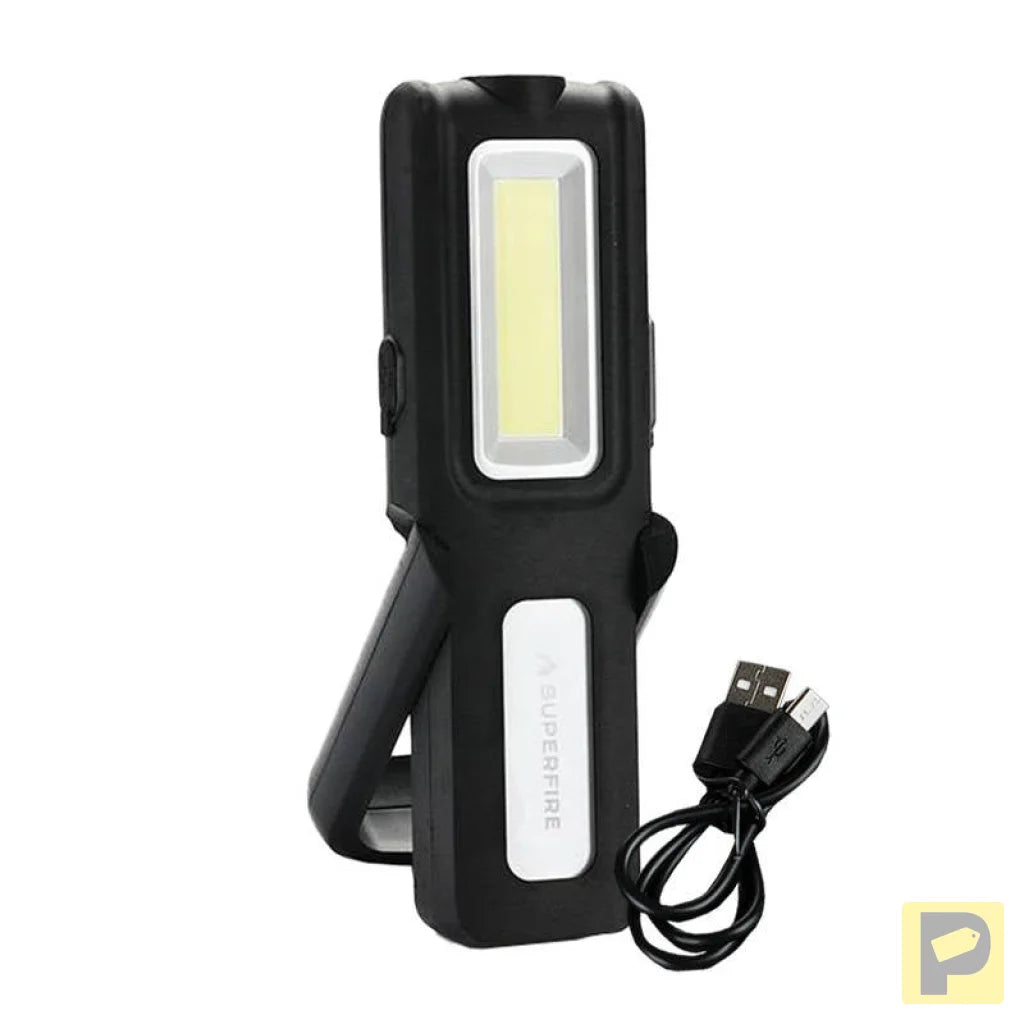 Workshop flashlight Superfire G12, 566lm, USB