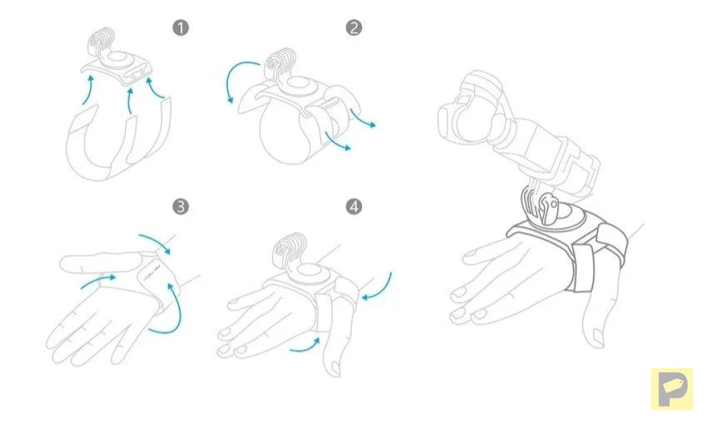 Wrist mount PGYTECH for DJI Osmo Pocket and sports cameras (P-18C-024)