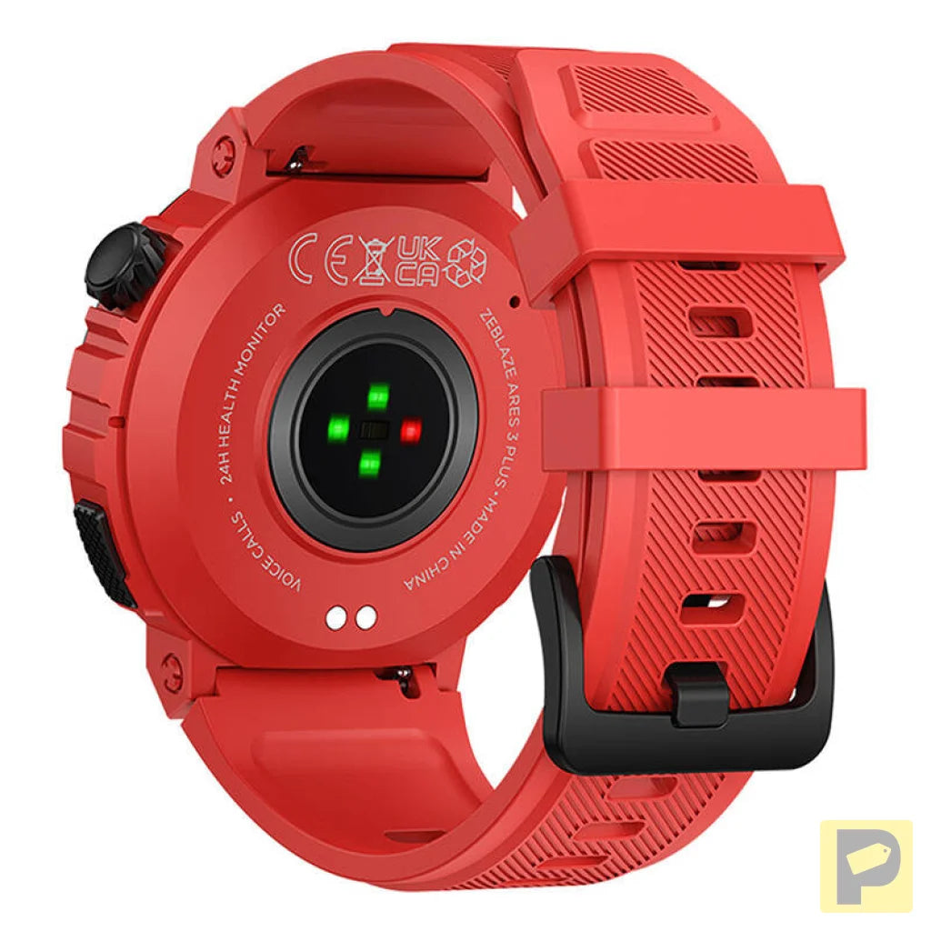 Zeblaze Ares 3 Plus Smartwatch (Red)