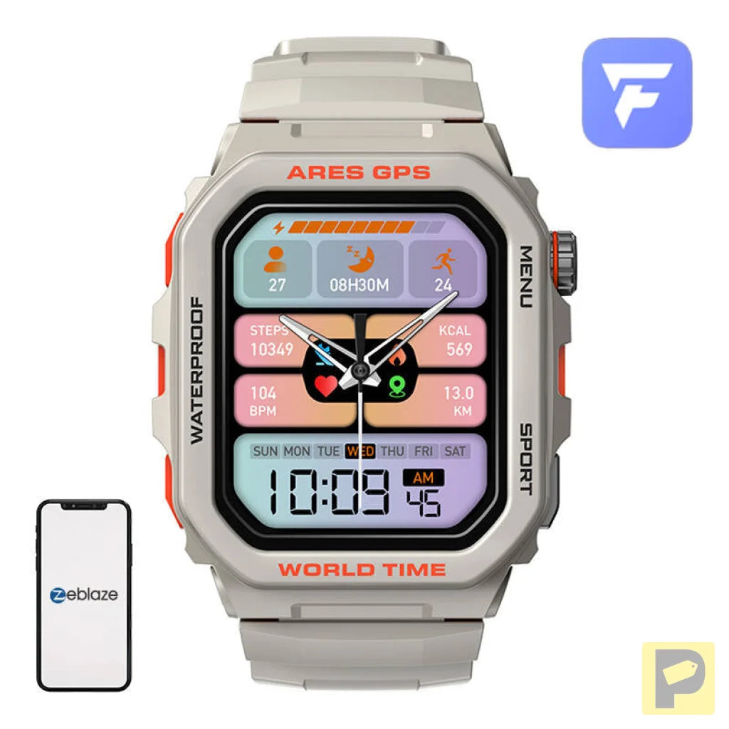 Zeblaze Ares GPS smartwatch (white)