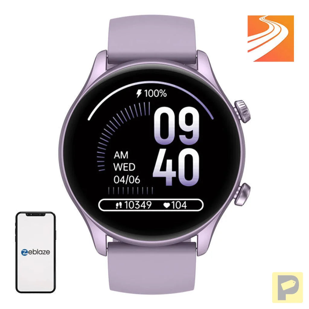 Zeblaze Btalk 3 Plus smartwatch (purple)