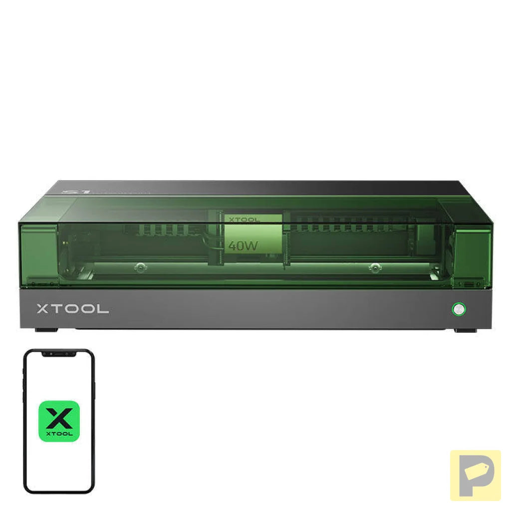 2-in-1 laser engraving machine xTool S1 40W Basic (Black)