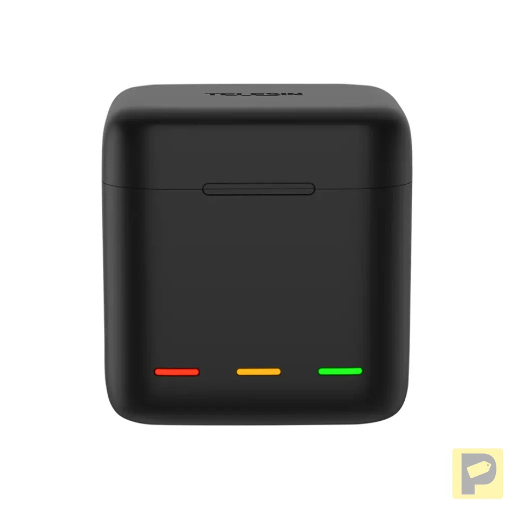 3-slot charger box Telesin  for GoPro Hero 12 / Hero 11 / Hero 10 / Hero 9