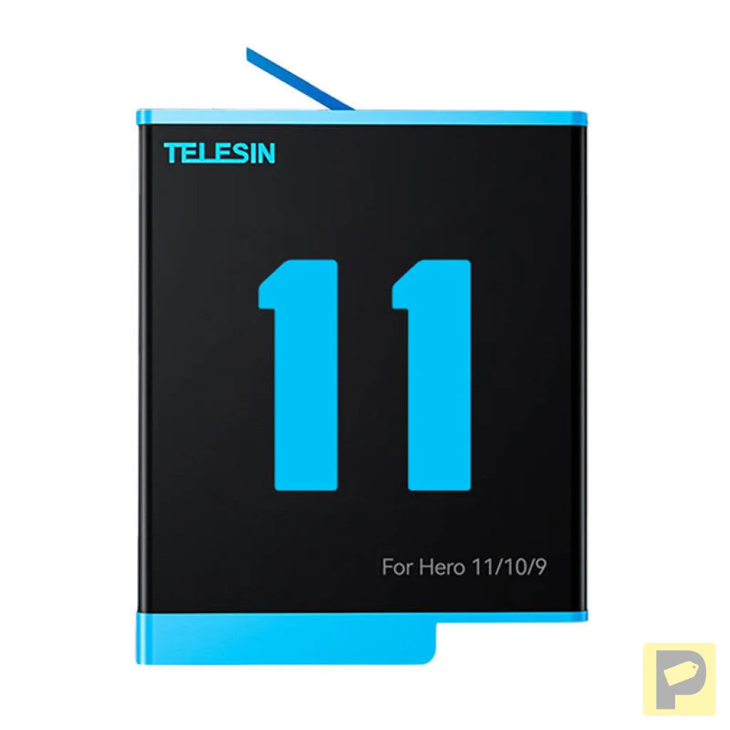 3-slot waterproof charger Telesin Allin box + 2 batteries for GoPro Hero 12 / 11 / 10 / 9