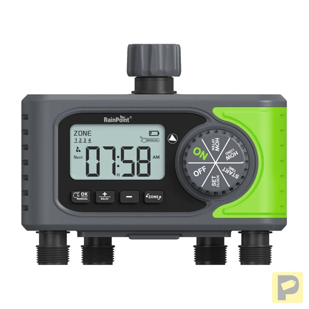 4-Zone Hose Timer RainPoint ITV405