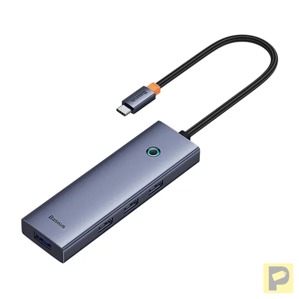 4in1 Hub Baseus  UltraJoy USB-C do USB 3.0 (space grey)