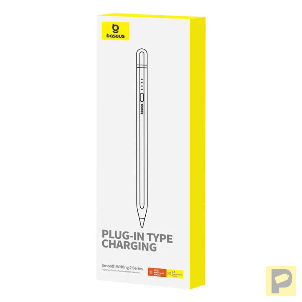 Active stylus Baseus Smooth Writing Series with wireless charging, lightning (White)