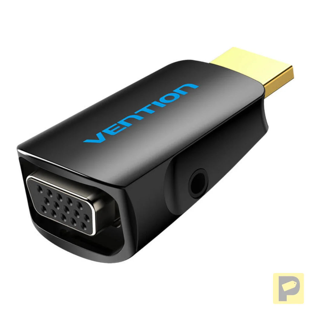Adapter HDMI to VGA Vention AIDB0 with 3.5mm Audio Port
