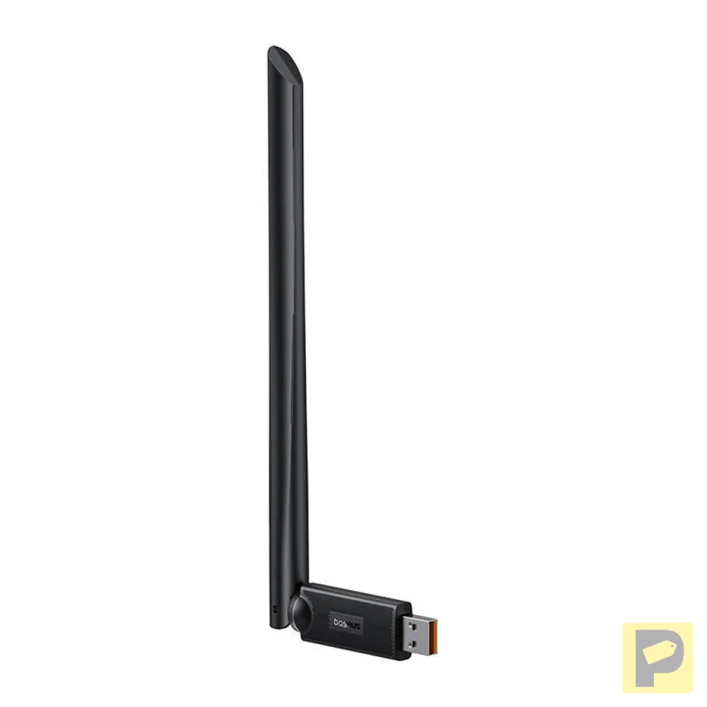 Adapter WiFi with antenna Baseus FastJoy 650Mbps (black)