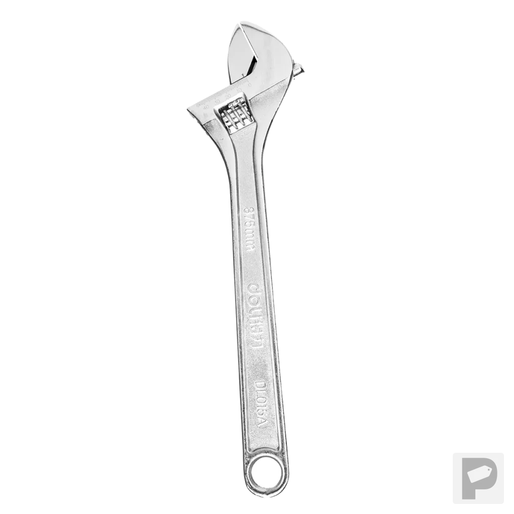 Adjustable Spanner 15" Deli Tools EDL015A (silver)